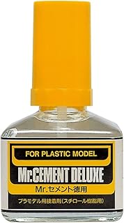 Mr. Cement Deluxe Economy Bottle NET.40ml Gundam Hobby (Brush Type)