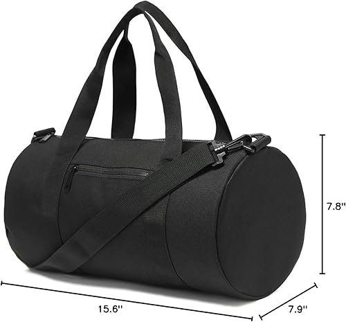 Miniatura 8 de Pequeña bolsa de gimnasio para mujeres y hombres, bolsa de deporte de fitness, bolsa de entrenamiento ajustable, correa de hombro desmontable,