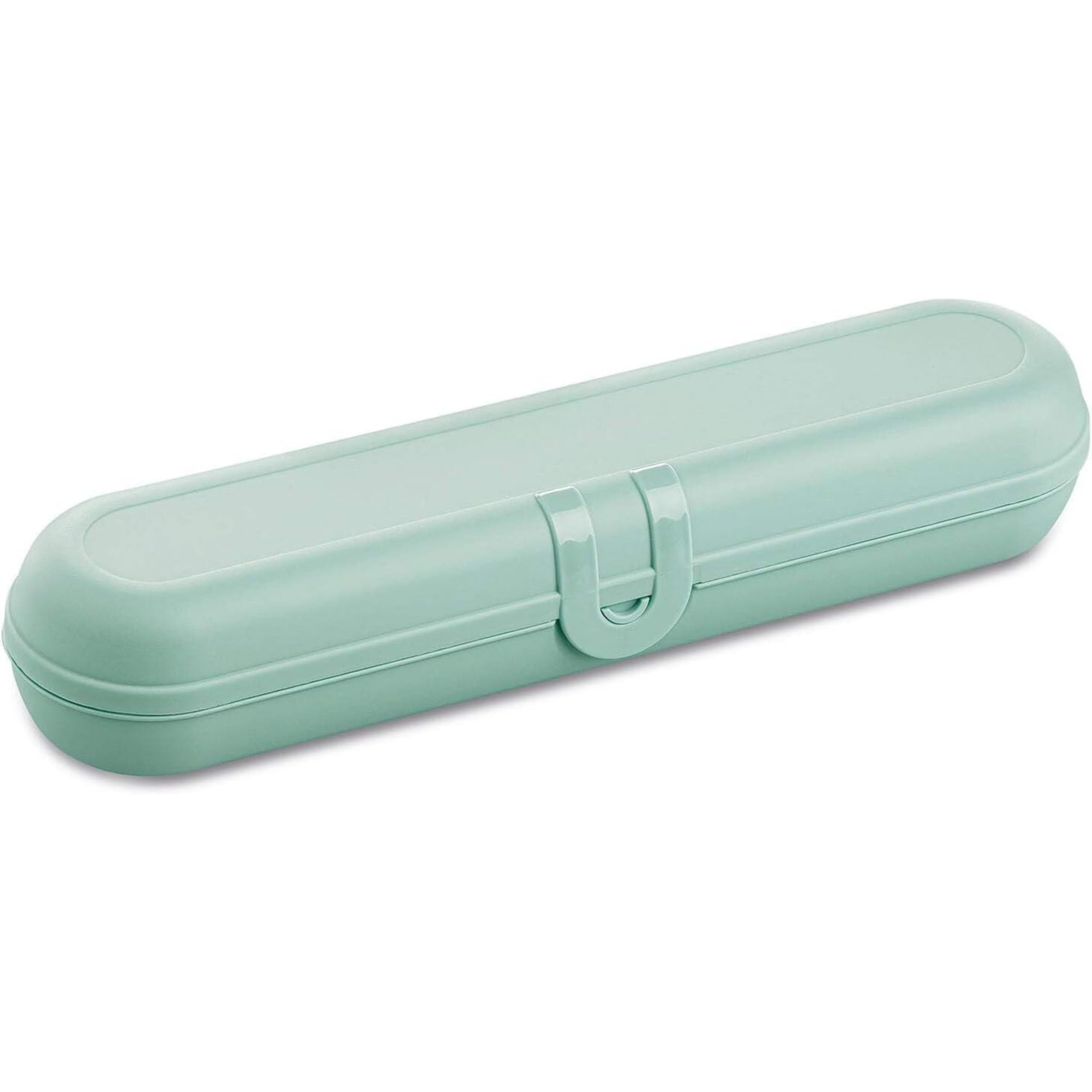 Koziol KLIKK Cutlery Case without Cutlery, Cutlery Box to Go, Outdoor Cutlery Container for Camping, Reusable Cutlery Packaging, Cutlery Bag, Cutlery Box, Organic Turquoise