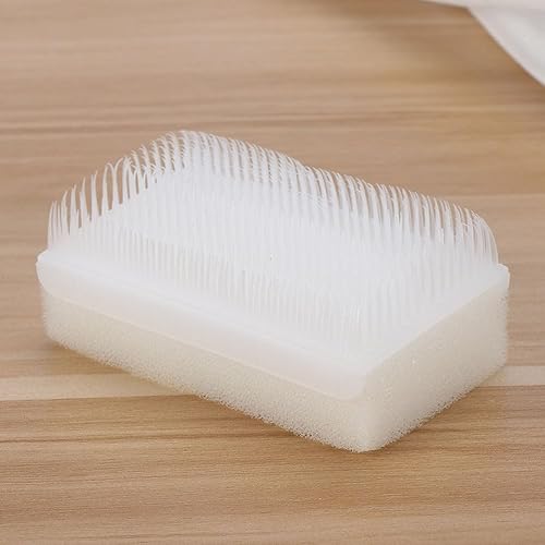 Miniatura 5 de Cepillo sensorial blanco para niños, cepillo de terapia Wilbarger para procesamiento sensorial y terapia ocupacional, 2 unidades