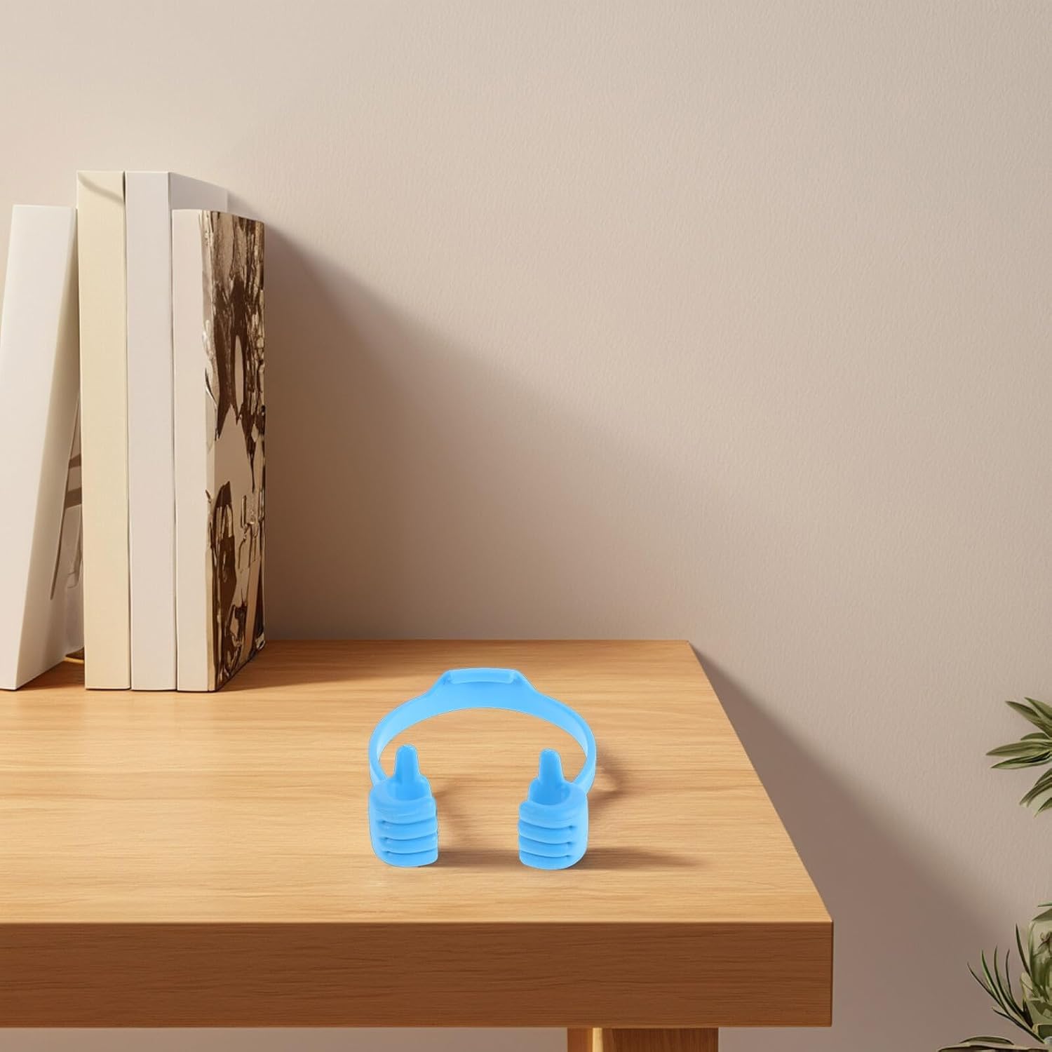 Thumbs Gesture Phone Stand Holder for Smartphones and Tablets Portable Desktop Cell Phone Holder Gadget in Blue Universal for Office Home and Travel Use image 5