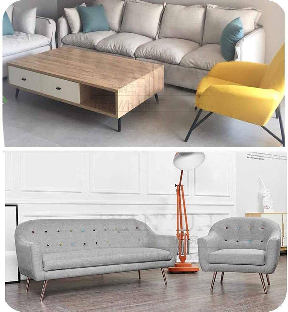 Stylowe nogi sofy z metalowego chromu z wymiennymi prostymi/ukośnymi, stożkowymi częściami ze stali nierdzewnej, nowoczesne nóżki meblowe do projektów dla majsterkowiczów (kolor: A, rozmiar