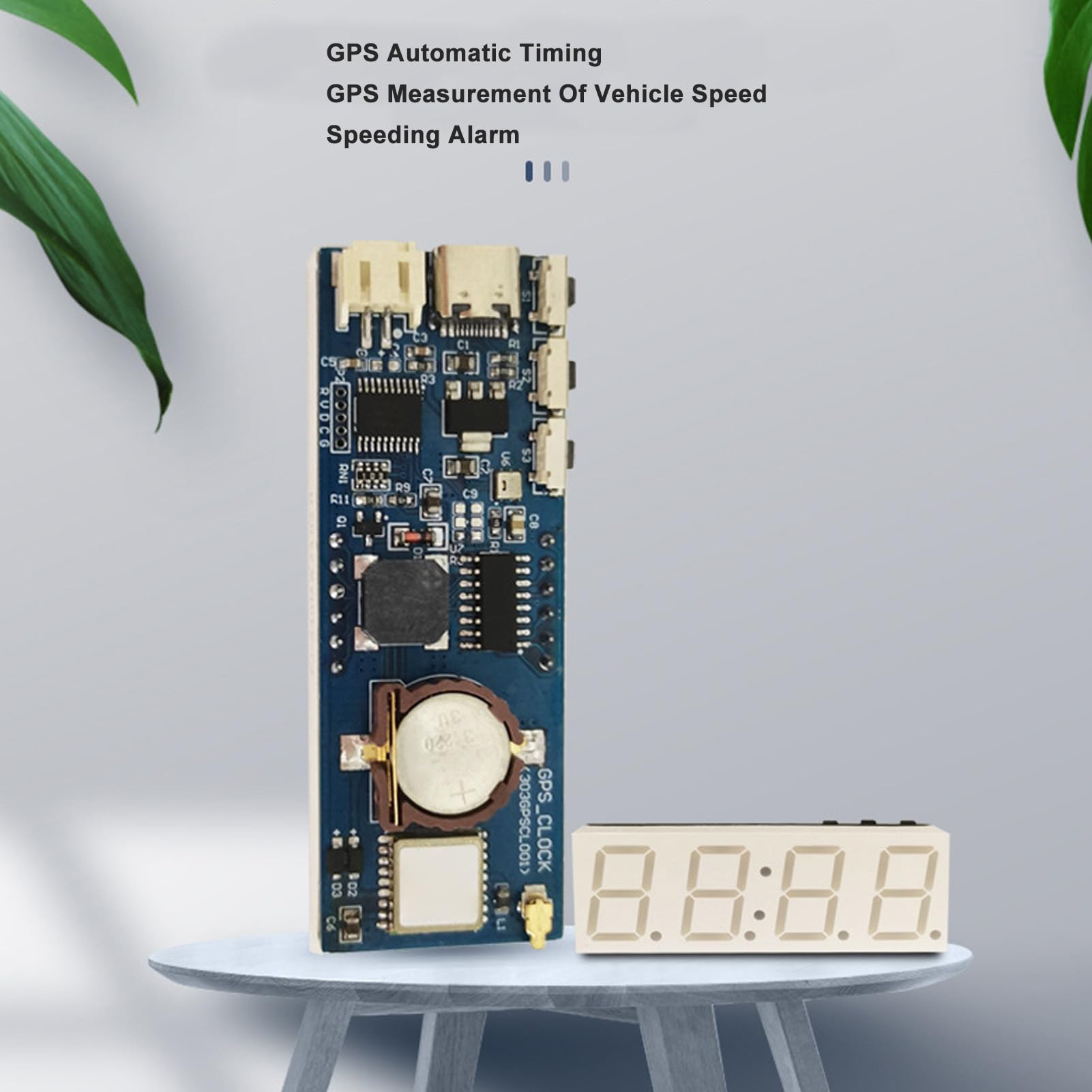 Velocímetro Digital GPS 3 En 1 - Muestra Velocidad, Temperatura, Humedad Y Hora, Con Alarma De Exceso De Velocidad
