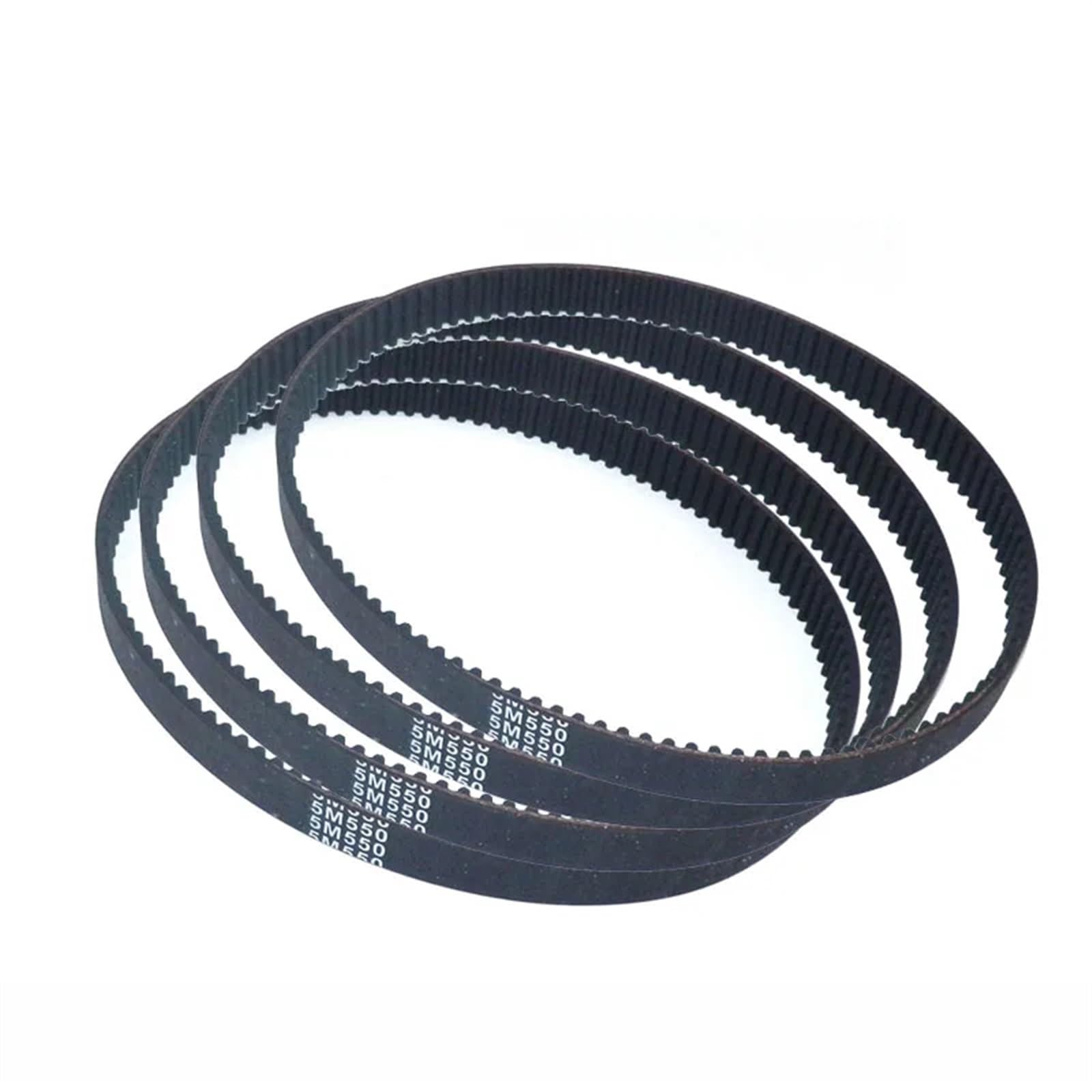 Correa Alternadora Correa Dentada Para Transmisión Patinete Eléctrico A Gas Polea Circuito Cerrado 550-5M-15 Longitud 550mm(4pcs)