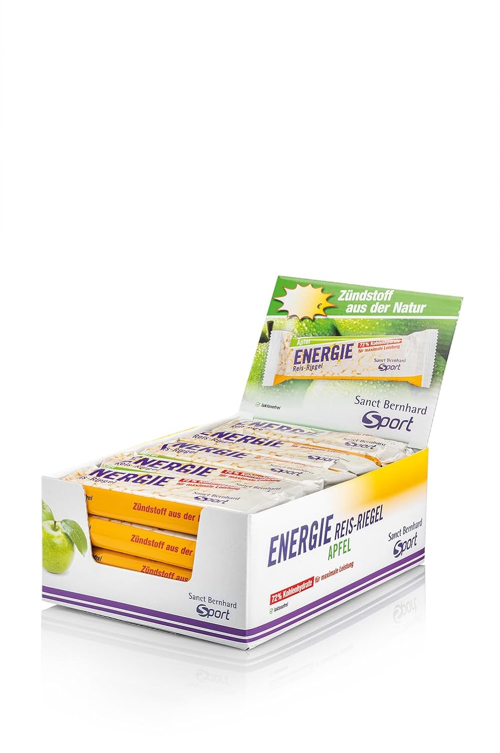 Sanct Bernhard Sport Energy Rice Bar Apple | Pack of 20
