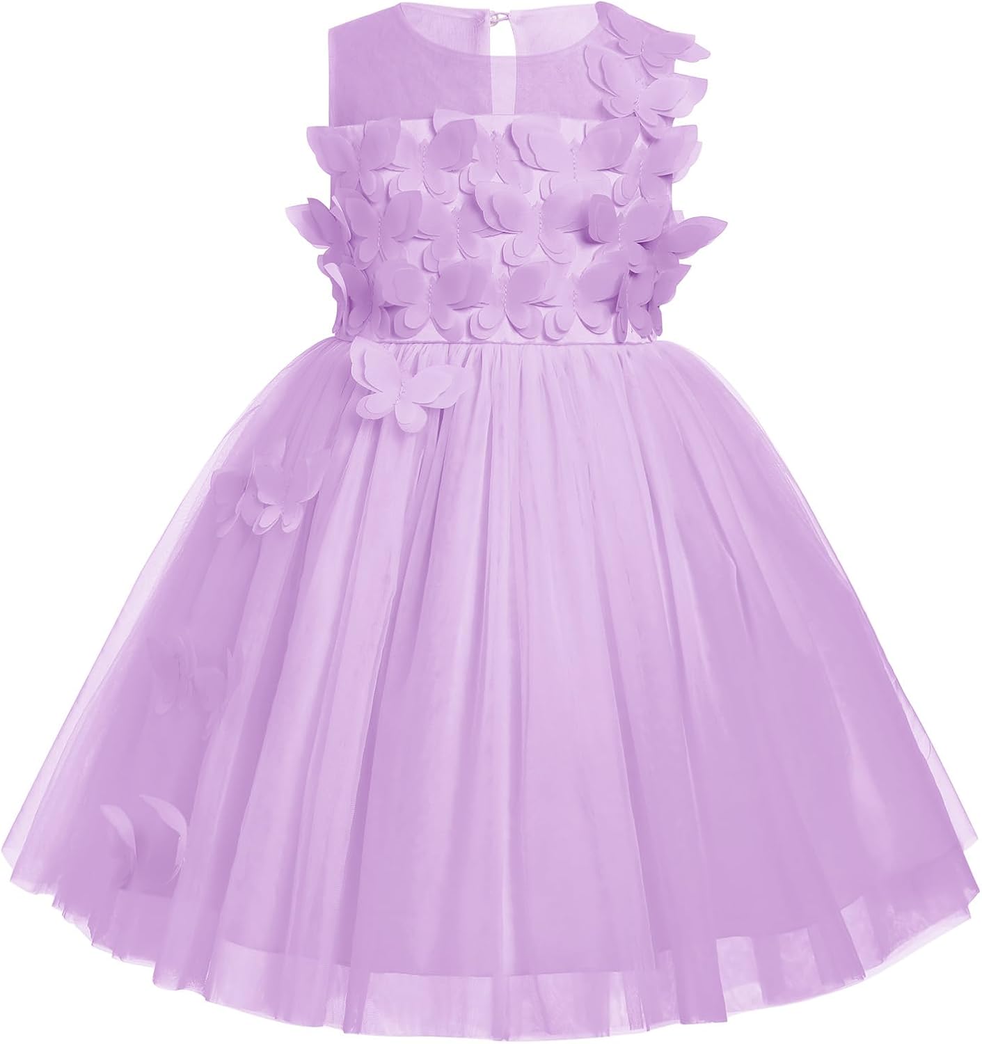Baby Toddler Girl Tulle Tutu Dress Butterfly Flower Girl Wedding Formal Birthday Outfits Cake Smash Dresses