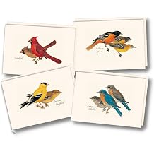 Earth Sky + Water - Petersons Bird Assortment I Notecard Se t- 8 Blank Cards with Envelopes 2 each of 4 styles