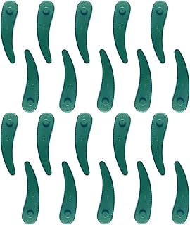 25 Pièces Lames Plastique Rechange Universel, Couteau en plastique de rechange, Lame de rechange pour coupe-herbe sans fil, pour Bosch Art 26-18Li Art 23-18Li
