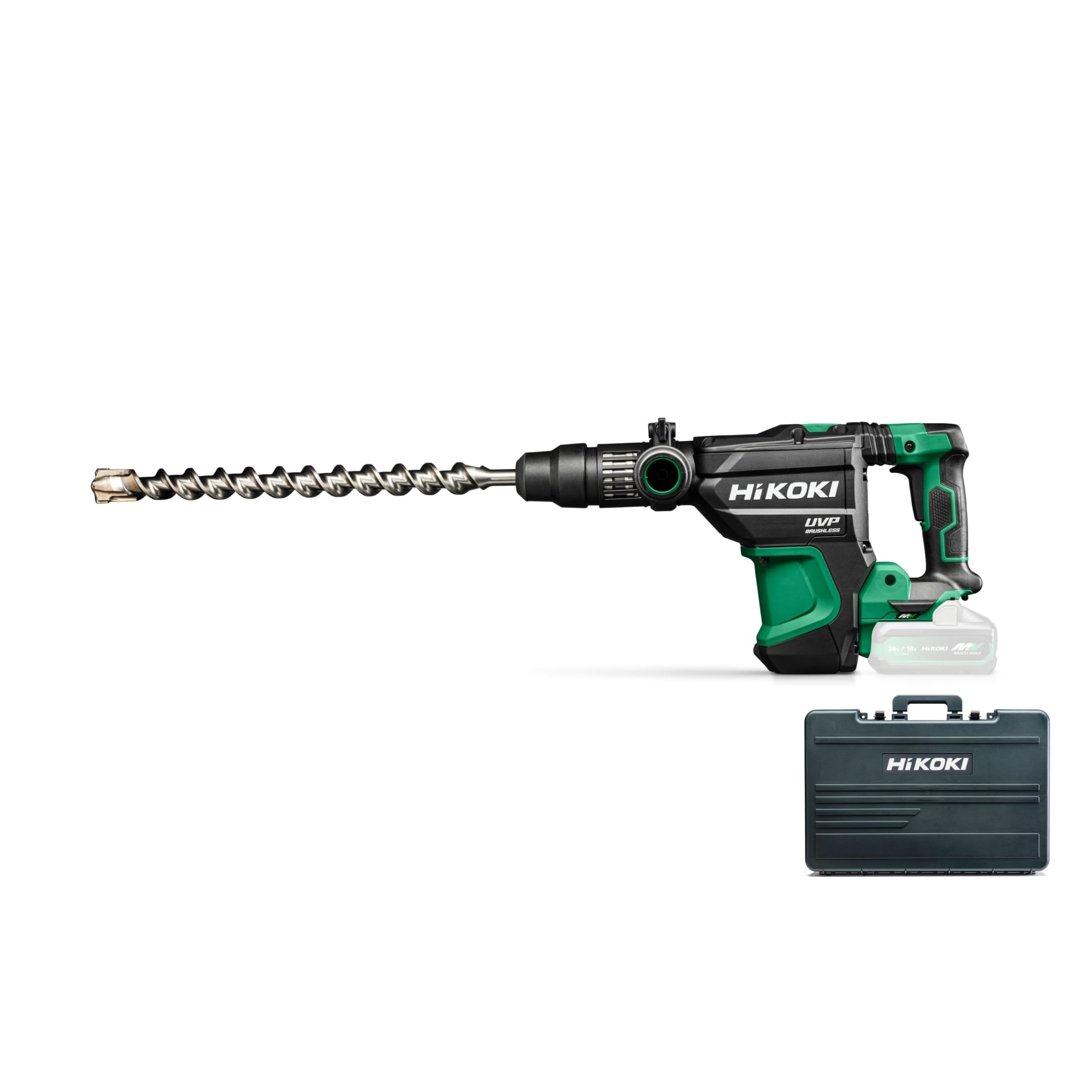 HIKOKI DH3640, marteau perforateur burineur sans fil 36 V, 9,2 J, SDS-max