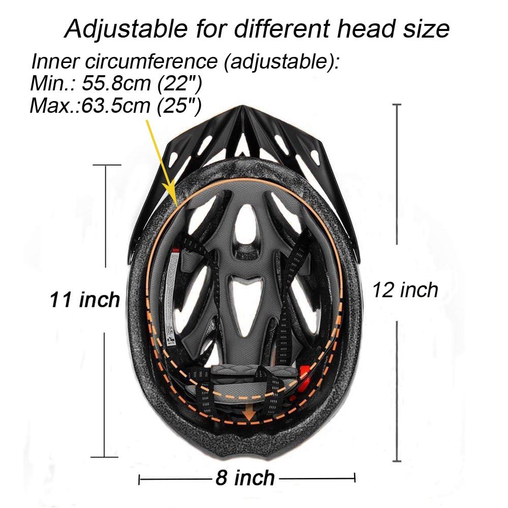 FABSPORTS Light Weight Bicycle/Bike Helmet with Flexible Padding for Kids and Adults, Adjustable Size, for Road & Mountain Cycling/Skating, White 1