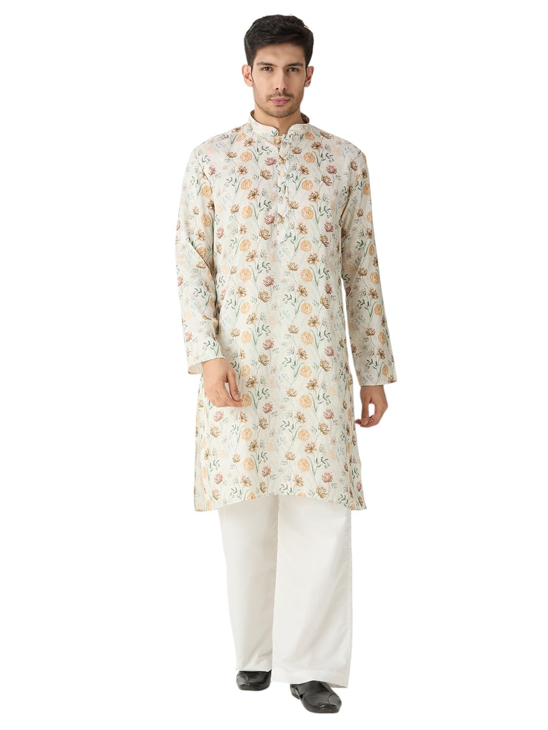 rajubhai hargovindas Men's Premium Soft Cotton Long Kurta-picture-29