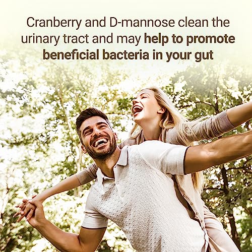Nested Naturals D-Mannose 500 Mg Supplement With Cranberry Extract, D Mannose Cranberry Pills, Urinary & Bladder Support, 60 Vegan Capsules #TOP5