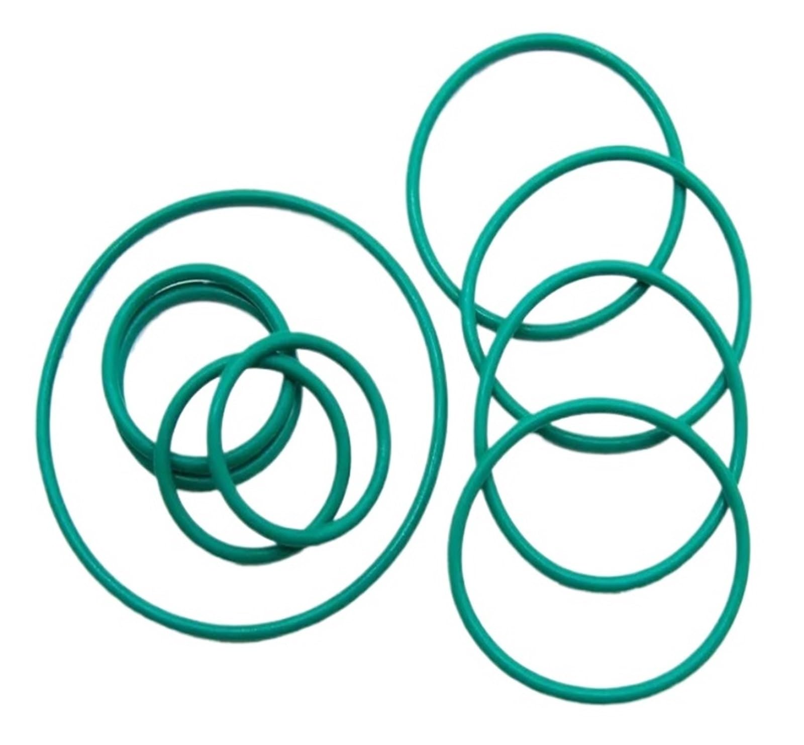 10/50 sztuk CS 2mm OD 5 ~ 100 mm O-ring uszczelniający odporny na olej fluorowy gumowy O-ring odporny na wysoką temperaturę izolacji (50 szt., OD 100 mm ID 96 mm)