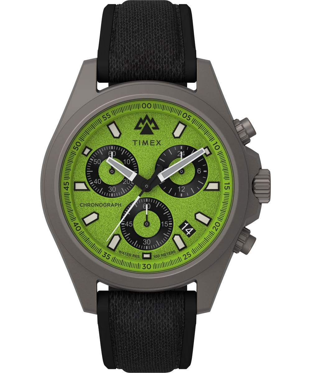 Timex Men's Chronograph Quartz Watch with Silicone Strap TW2V96400