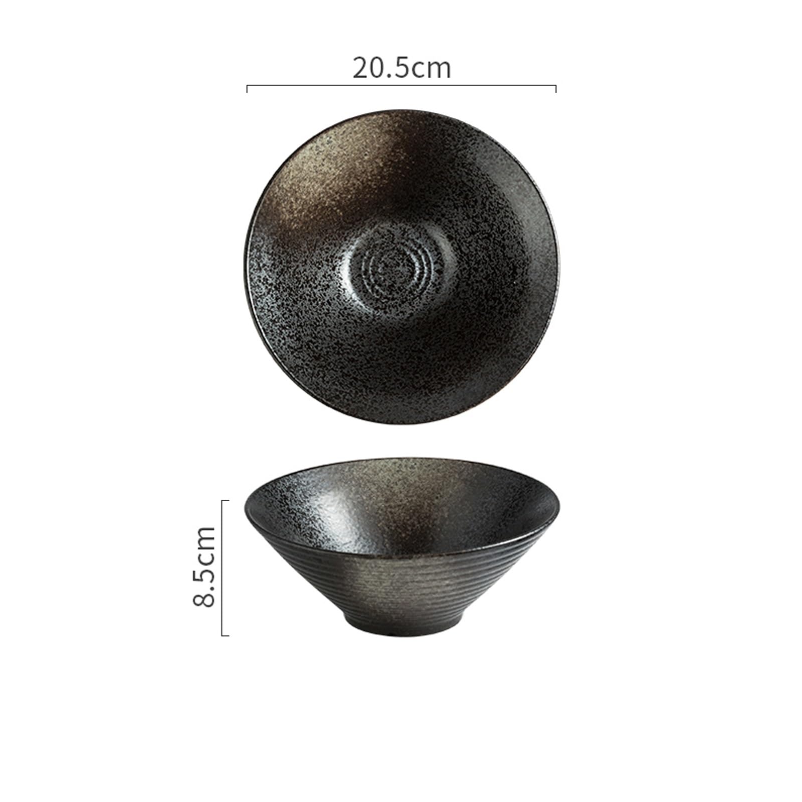 CFWSHJ Miski sałatkowe Miska na makaron chiński Lamian, Makaron w misce na zupę, Miska ceramiczna do użytku domowego, Miska do jadalni, Miska na bambusowy kapelusz, Zastawa stołowa Miski kuchenne na