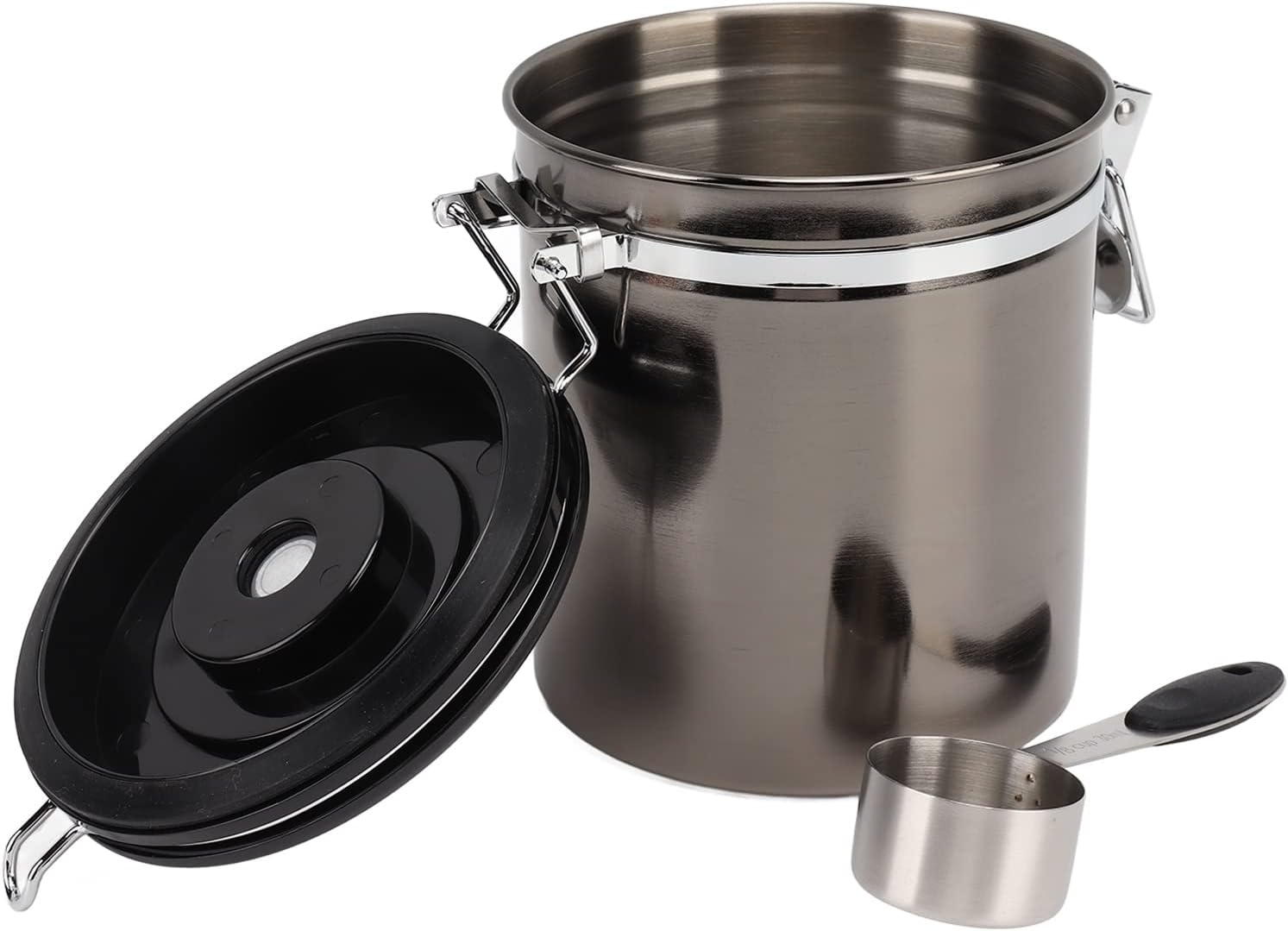 Coffee Canister, Contenedor Hermético para Café con Cuchara