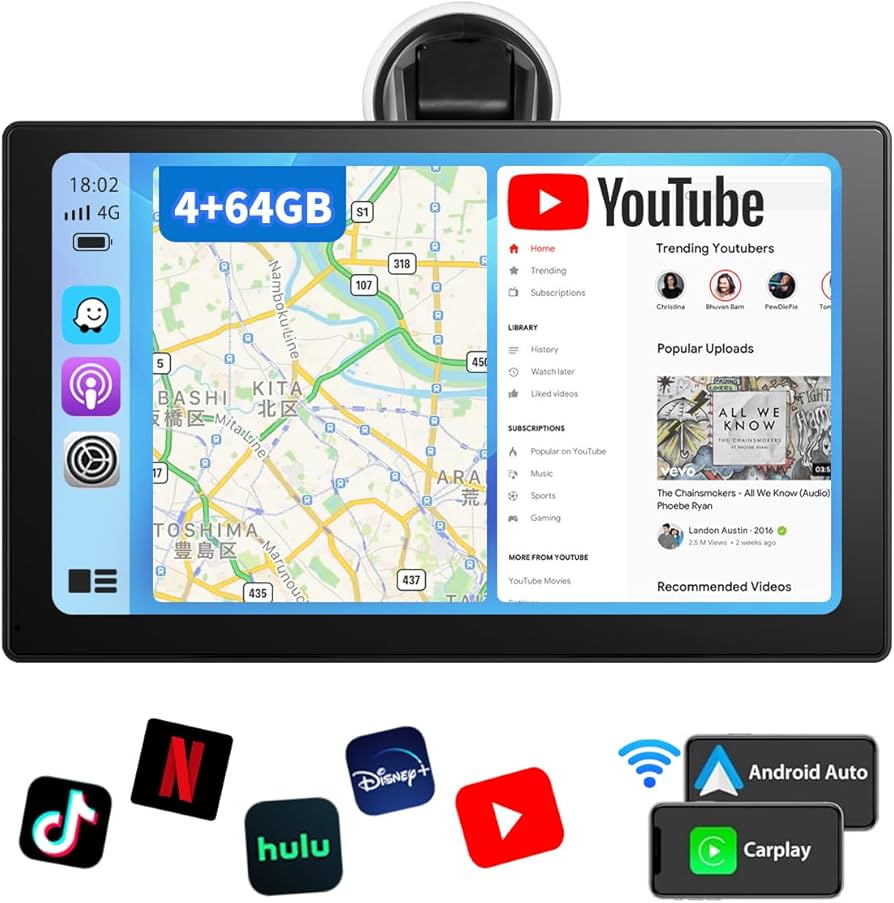 Amazon.co.jp: 【Android 14・動画視聴】Kuayvan 9インチ ディスプレイ