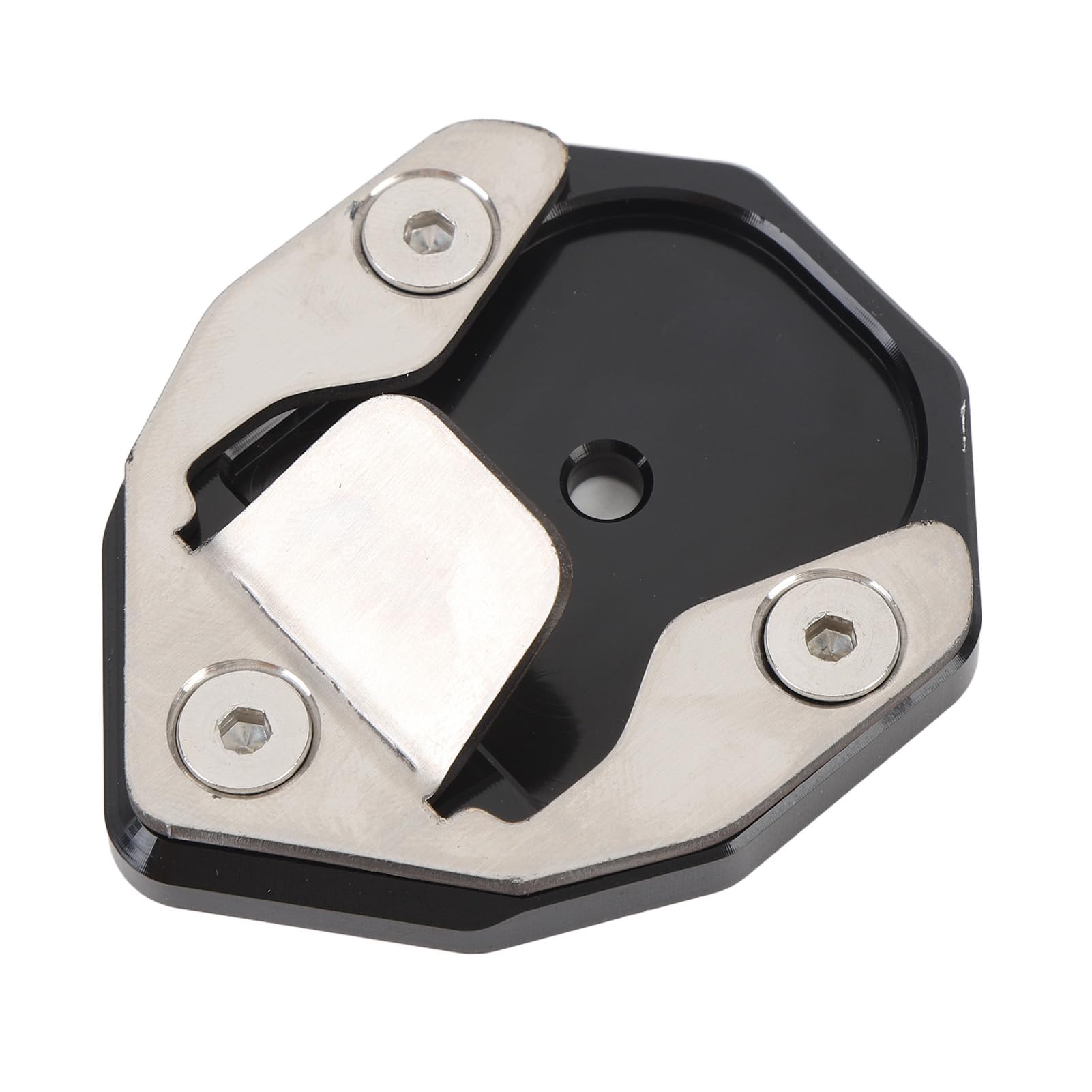 Podkładka Przedłużająca Stojak Motocyklowy, Podpórka ze Stopu Aluminium, Boczna Płyta Podnóżka dla Himalayan 20182023, SCRAM 411 20212024 z powiększoną podstawą zapewniającą