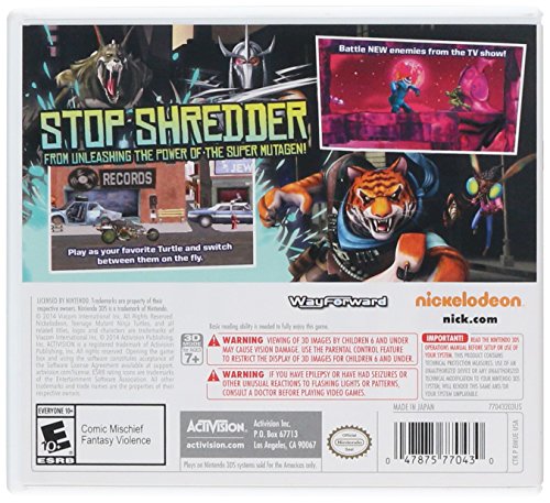 Teenage Mutant Ninja Turtles: Danger Of The Ooze - Nintendo 3Ds #TOP1