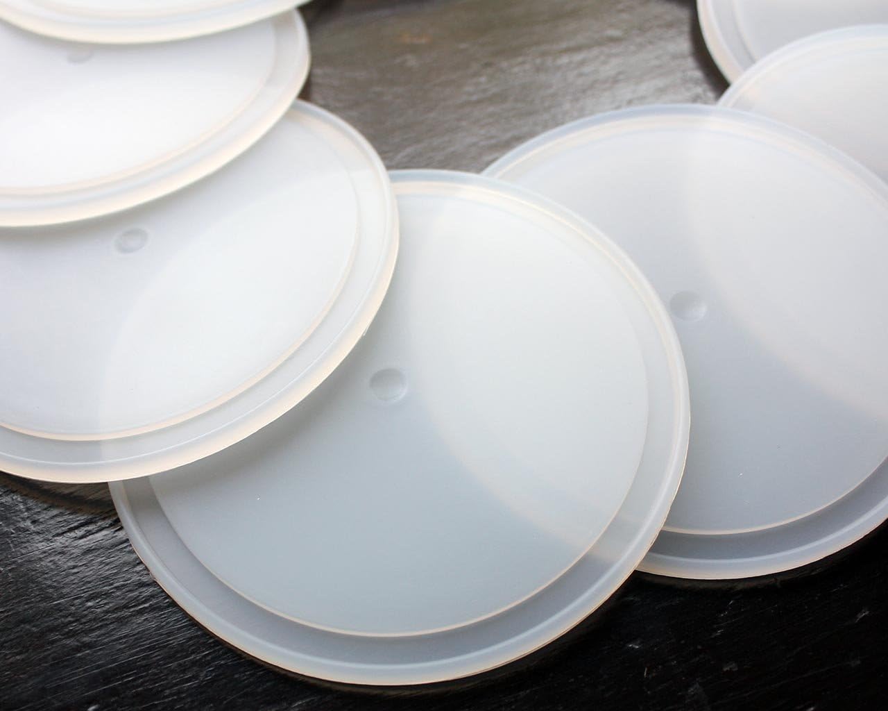 Buy Leak Proof Platinum Silicone Sealing Lid Inserts / Liners for Mason