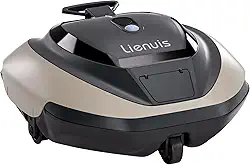 Lienuis Aspirador de Piscina Robótico, Robô Aspirador de Piscina para Até 850 Pés Quadrados, 90 Minutos de Autonomia, Robô Aspirador de Piscina Sem Fio com Sucção Potente, Dirtlock Tech, Estacionament