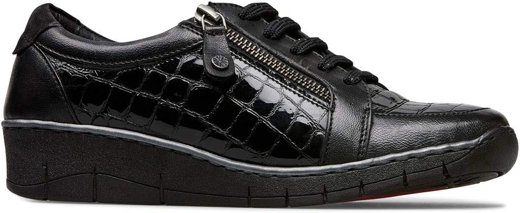 Van DalAubrey Womens Wide Fitting Leather Casual Trainers