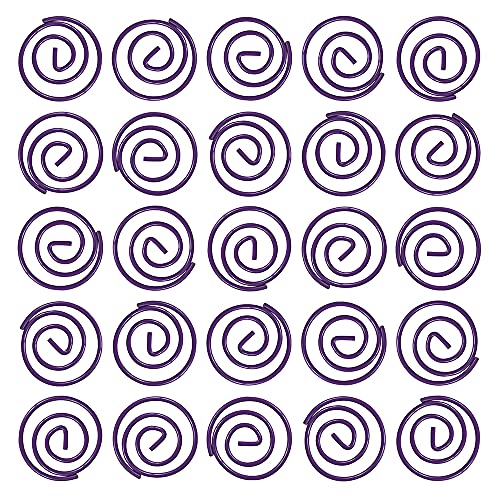 Jam Paper Graffette Circolari - Fermacarte Rotonde - Viola - 50/Confezione - 4