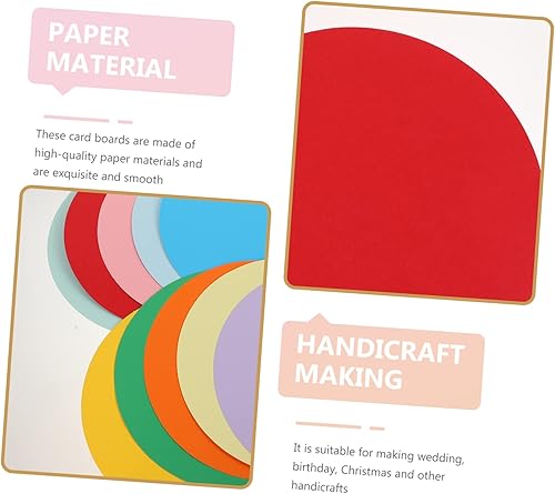 Miniatura 6 de EXCEART 30 unids redondo dibujo papel pintura papel kraft Navidad cartulina tarjetas de papel kraft papel cartulina kraft cartulina espiral