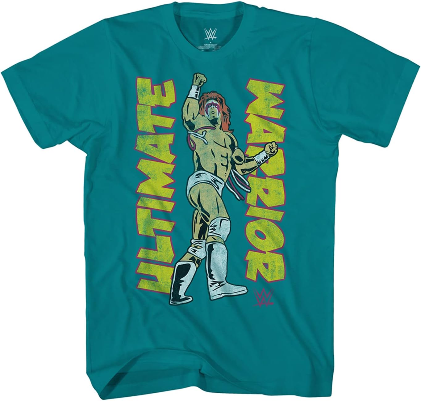 WWE Mens Ultimate Warrior Shirt - Ultimate Warrior - World Wrestling Champion T-Shirt