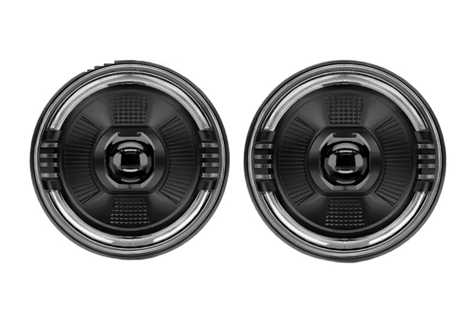 Lámpara Coche Montaje Para Hummer H1 1992-2006 Faros Delanteros LED De 7 Pulgadas, Redondos Con Cruce Alta Y Señal Giro DRL