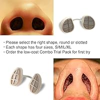 Vista 6 de WoodyKnows Filtros nasales ultra transpirables, ayudan a las alergias estacionales y al polvo (estrecho, L, paquete de 6)