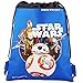 Disney Star Wars Robot BB Authentic Licensed Drawstring Bag Backpack (Blue)