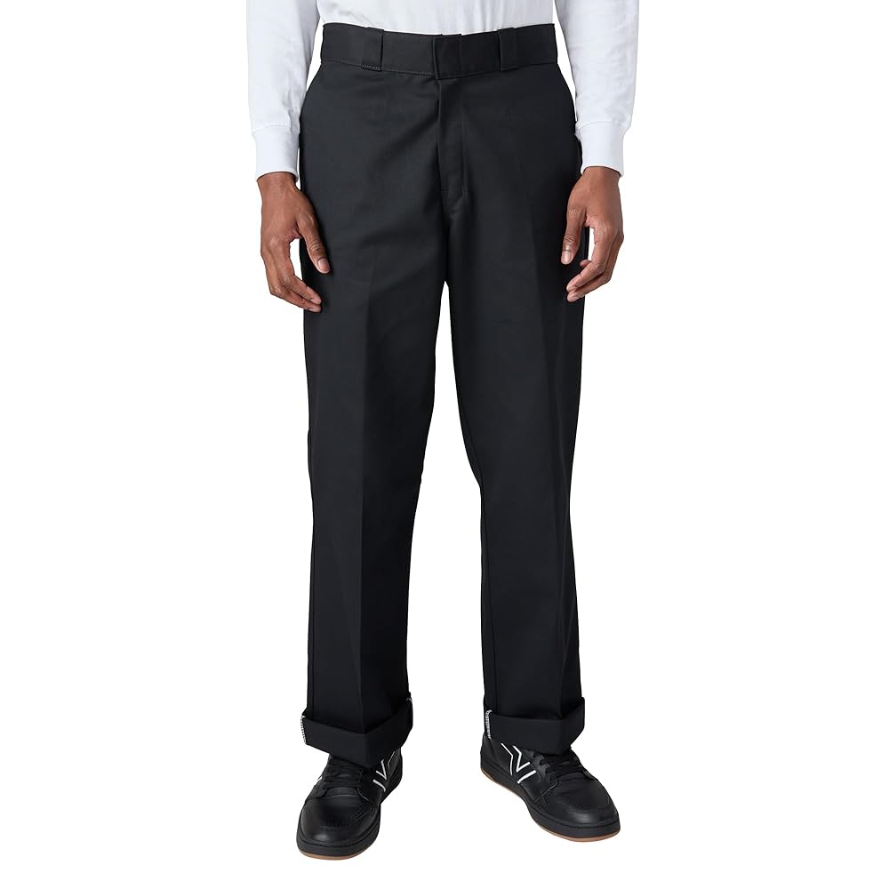 Dickies Original 877 Loose Fit Work Pants, Black, 29W x 30L