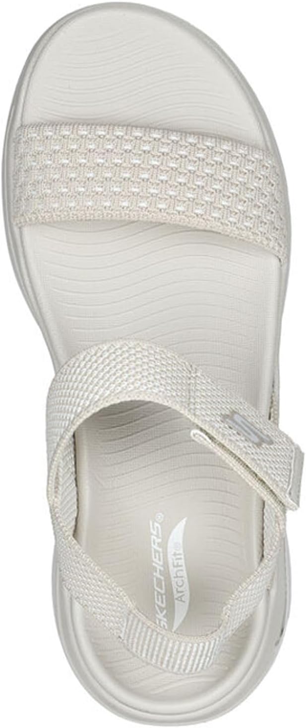 Skechers womens Go Walk Arch Fit Sandal - Polished