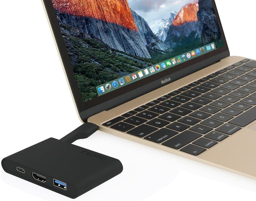 USB-C Digital AV Multiport Adapter, Incipio [Slim] [Lightweight] USB-C Digital AV Multiport Adapter -