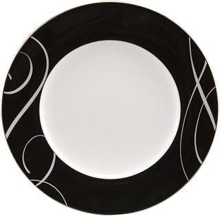 Nikko Elegant Swirl Round Accent Plate, 9"