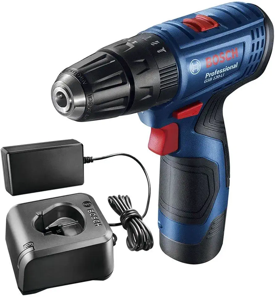 Bosch Parafusadeira Furadeira GSB 120-LI 12V 1 bateria e maleta