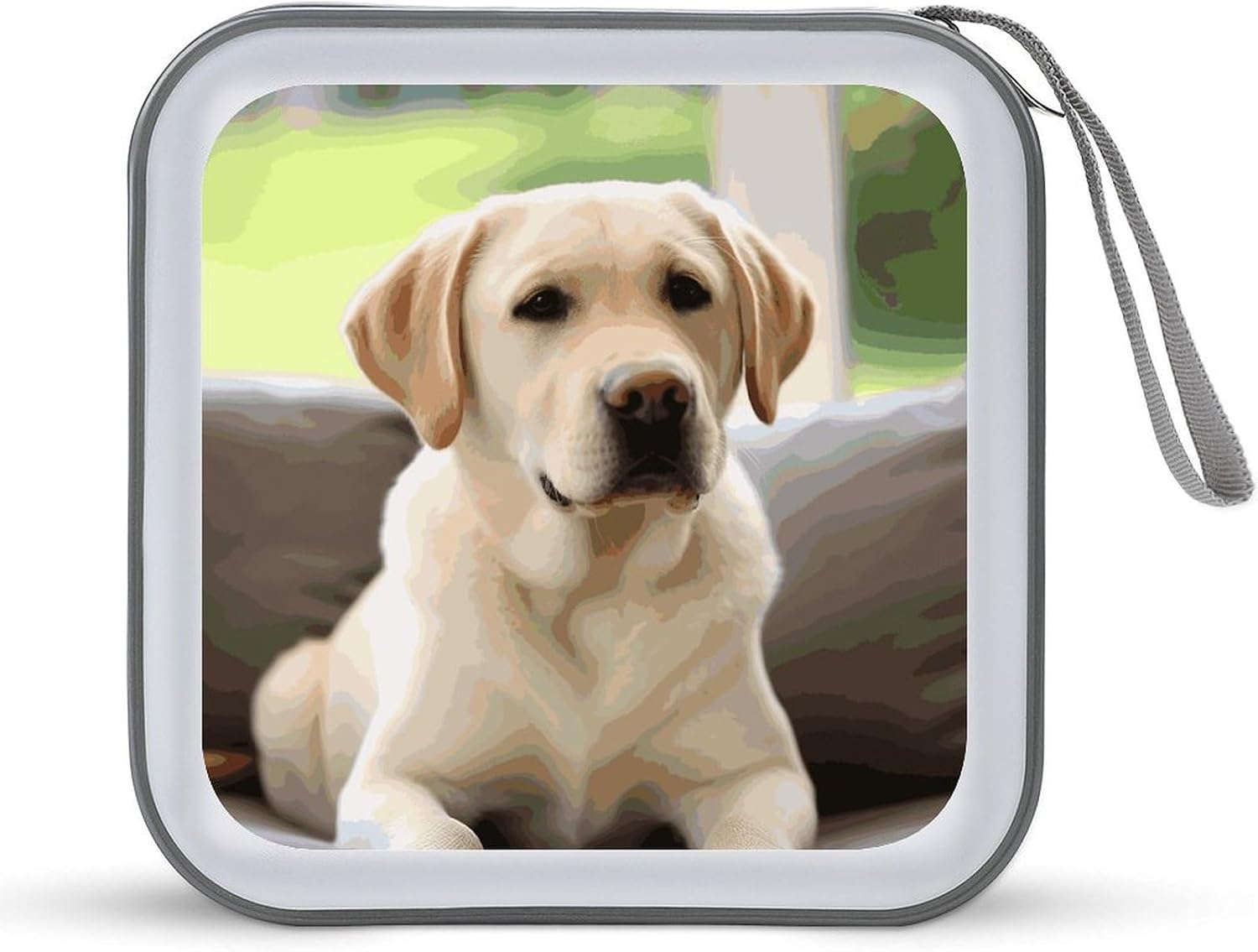 Cute Labrador Dog CD Case CD Storage Box DVD Sleeves