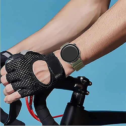 Miniatura 6 de Paquete de 3 correas elásticas de nailon compatibles con Garmin Vivoactive 4, Venu 2, Venu 3, Forerunner 265255255 Music, correas elásticas de 0.866