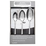 Rocher Chef Professional Catering Spoons Set of 3, Small, Medium and Large, 18/10 Rocher Spoons, Stainless Steel, Perfect for Producing a Rochelle and One Handed Quenelle Spoon Set