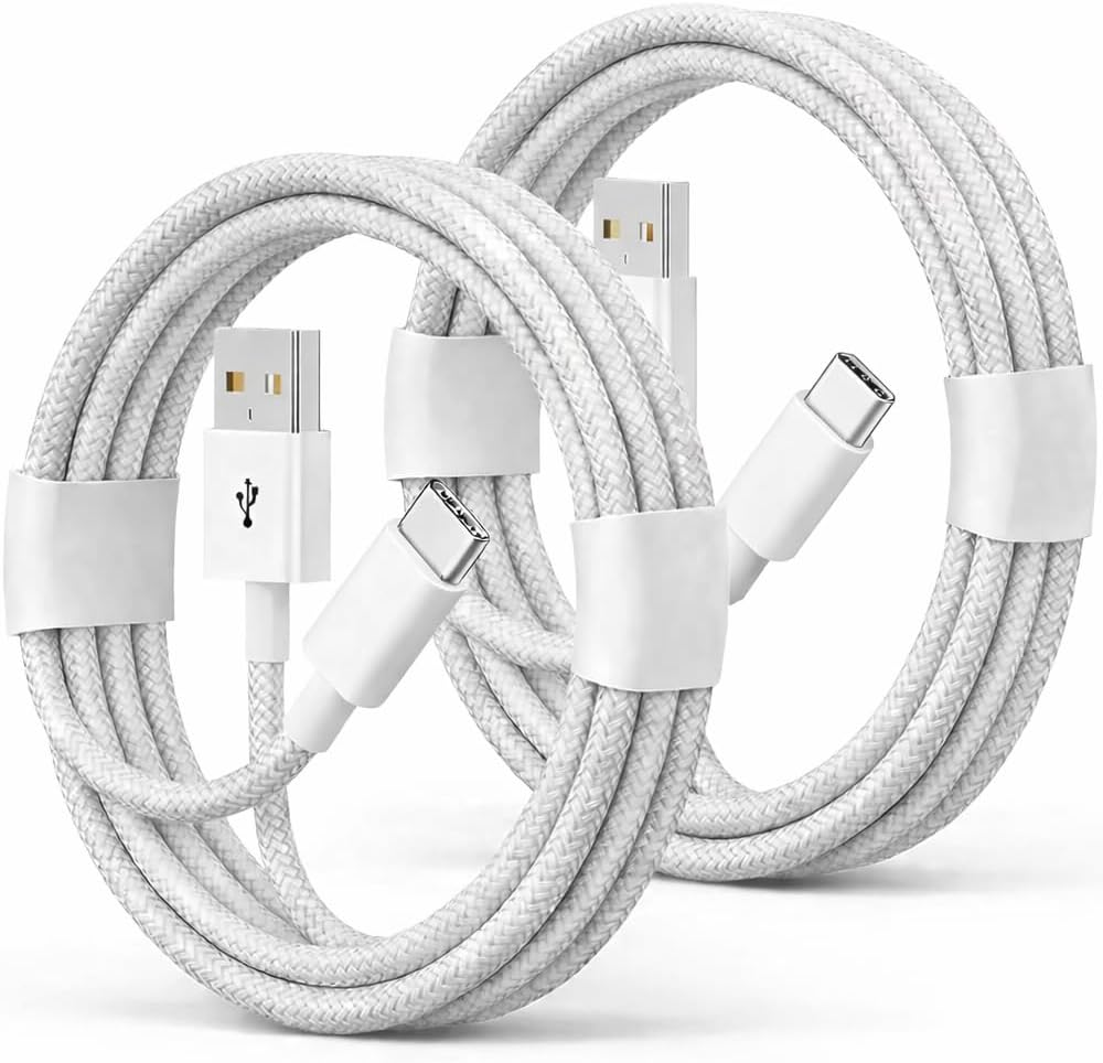2 Pack For Sony Xperia 10 VI V IV 1 5 III II Charging Charger Cable USB C Type C Fast Charging Cable 5 AMP High Speed Data Transfer Braided USB A to USB C Phone Charger Lead Wire 1M