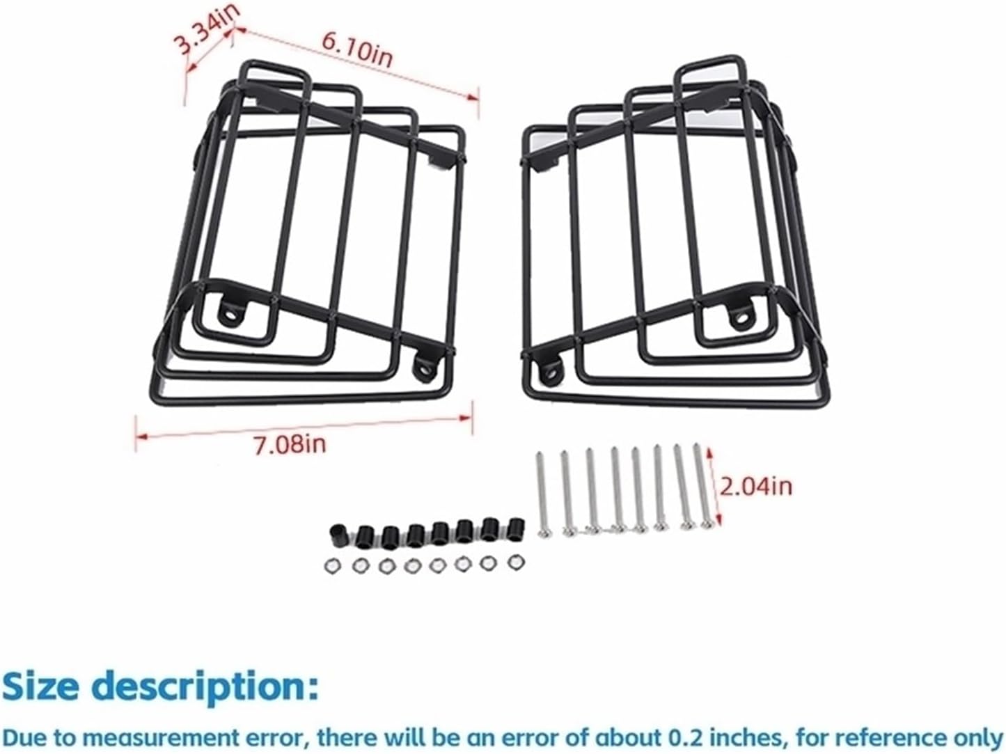 Compatible For Jeep Wrangler JK 2007 2008 2009 2010 2011 2012 2013 2014 2015 2016 2017 Car Taillight Light Lamp Protective Cover