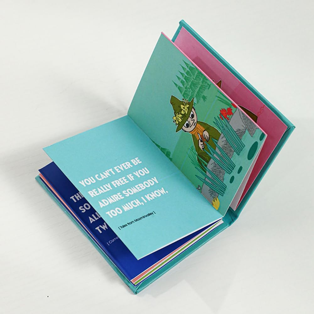 Moomin Snufkin Book Magnet - 7.8 x 5.7 cm, Paper, 1 Count