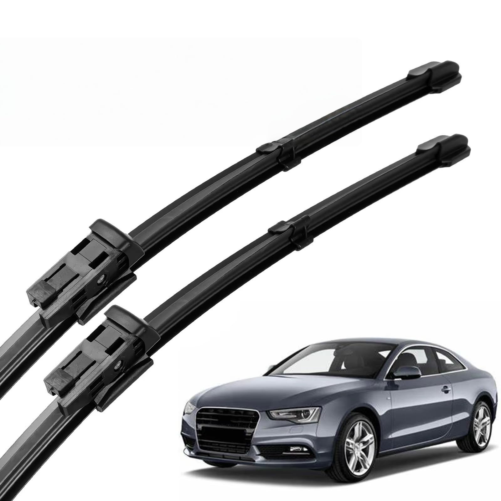 Balais d'essuie-glace avant Audi A5 2008-2016 d'une finition durable et silencieuse