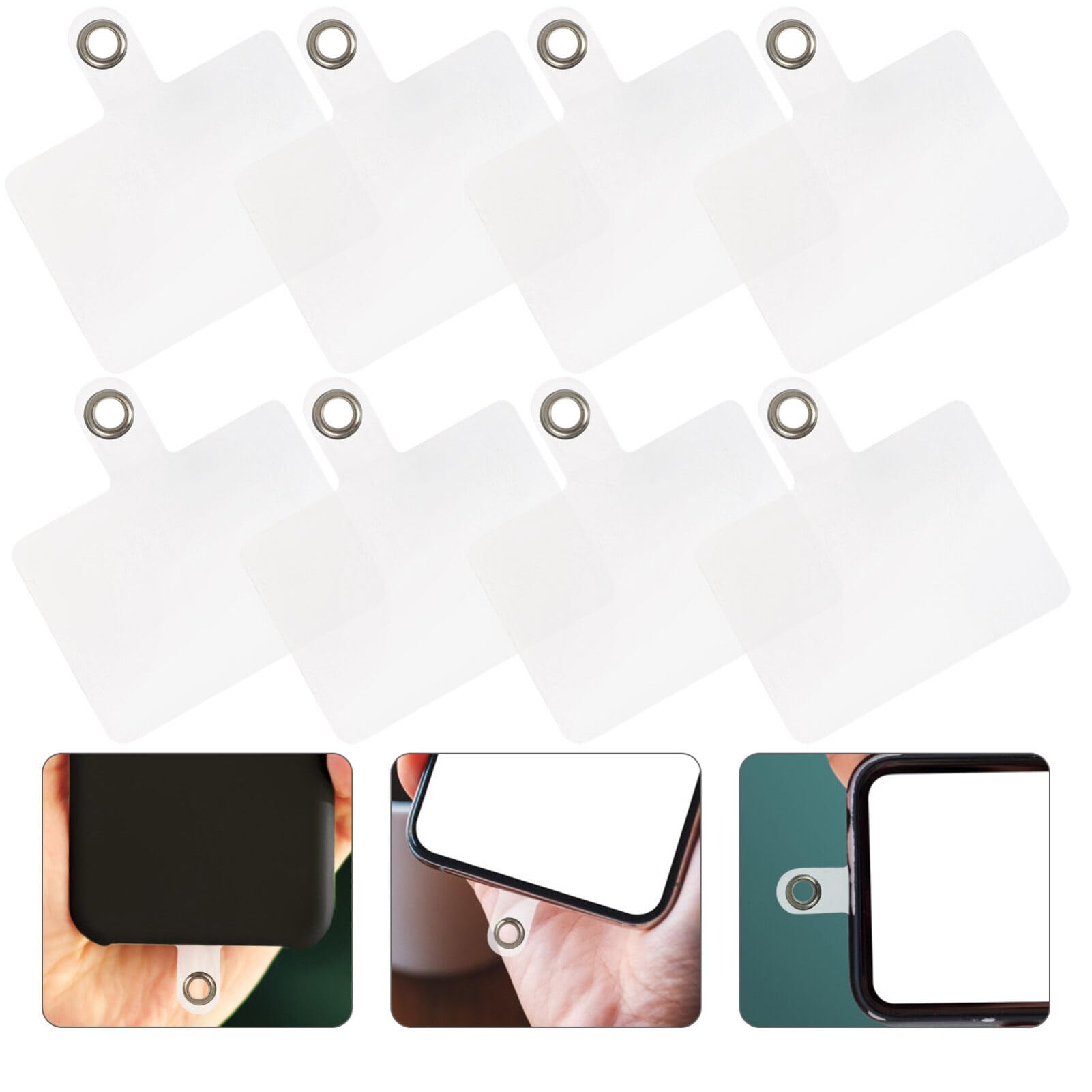 iplusmile Linguetta Per Cordino Universale Per Telefono Senza Adesivo Linguetta Per Cavo Per Telefono In Pvc Trasparente