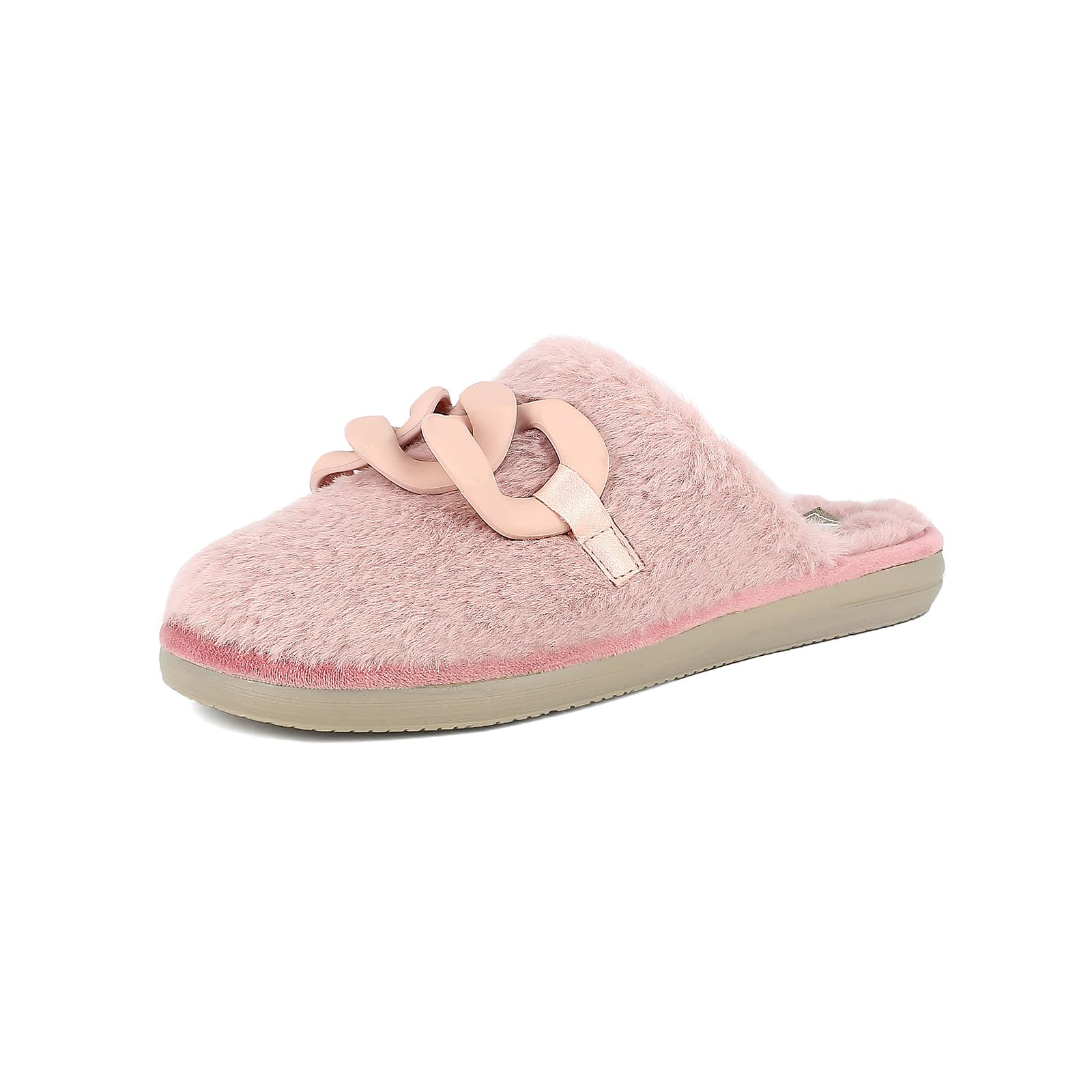 Inblu Pantofole Ciabatte Rock con Catena da Donna Art. EC-88 NERO