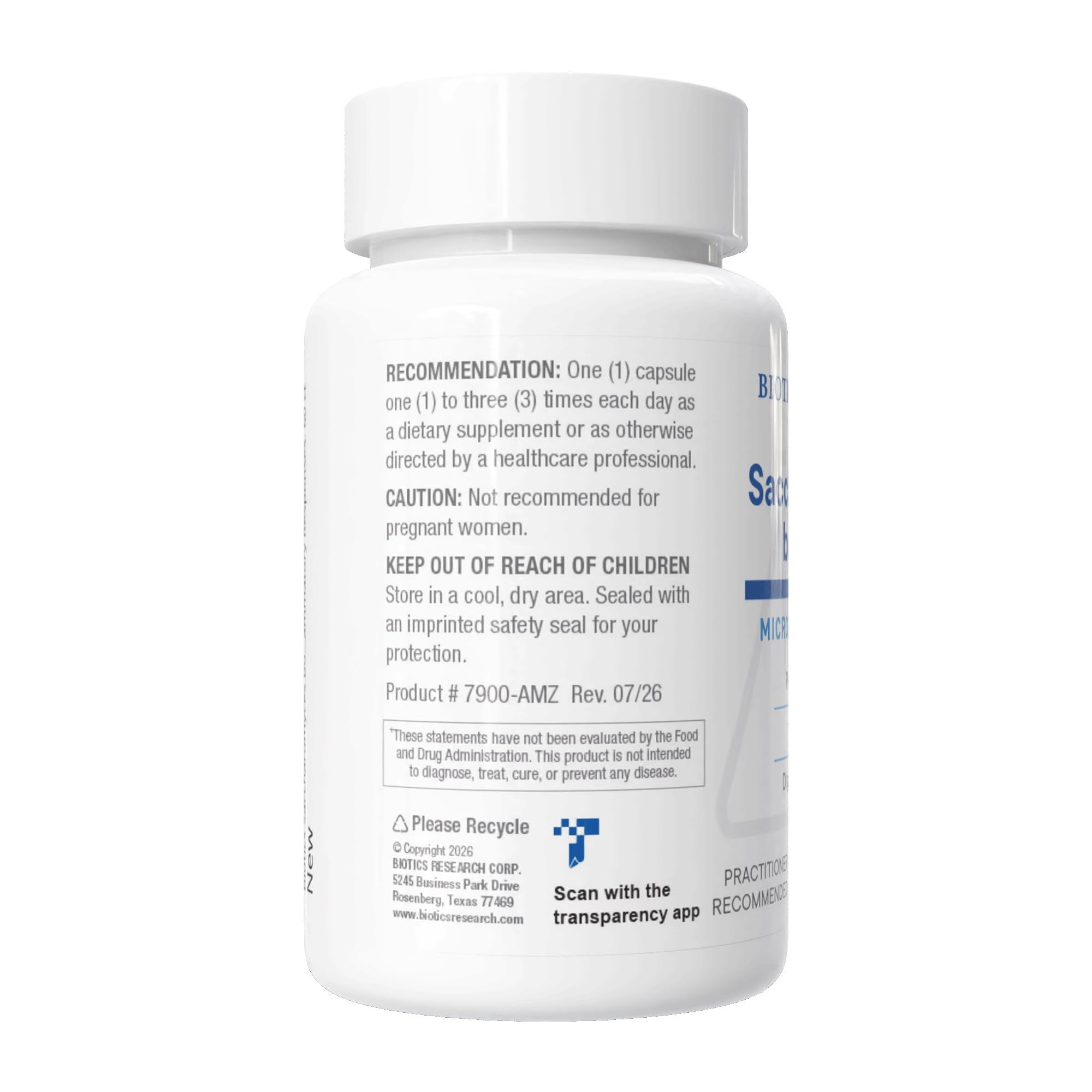 BIOTICS RESEARCH Saccharomyces boulardii Probiotics 235 Mg - 60 Capsules — Amazon image 3