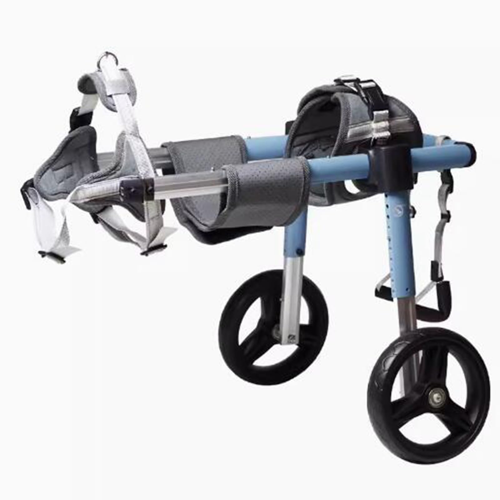 Silla Ruedas Perro Carrito para Perros/Silla de Ruedas Azul de 2 Ruedas, Ayuda Ligera para Hacer Ejercicio para Mascotas con Pata Trasera Paralizada y Discapacitada, Asistencia Perrito Cochecito(XXL