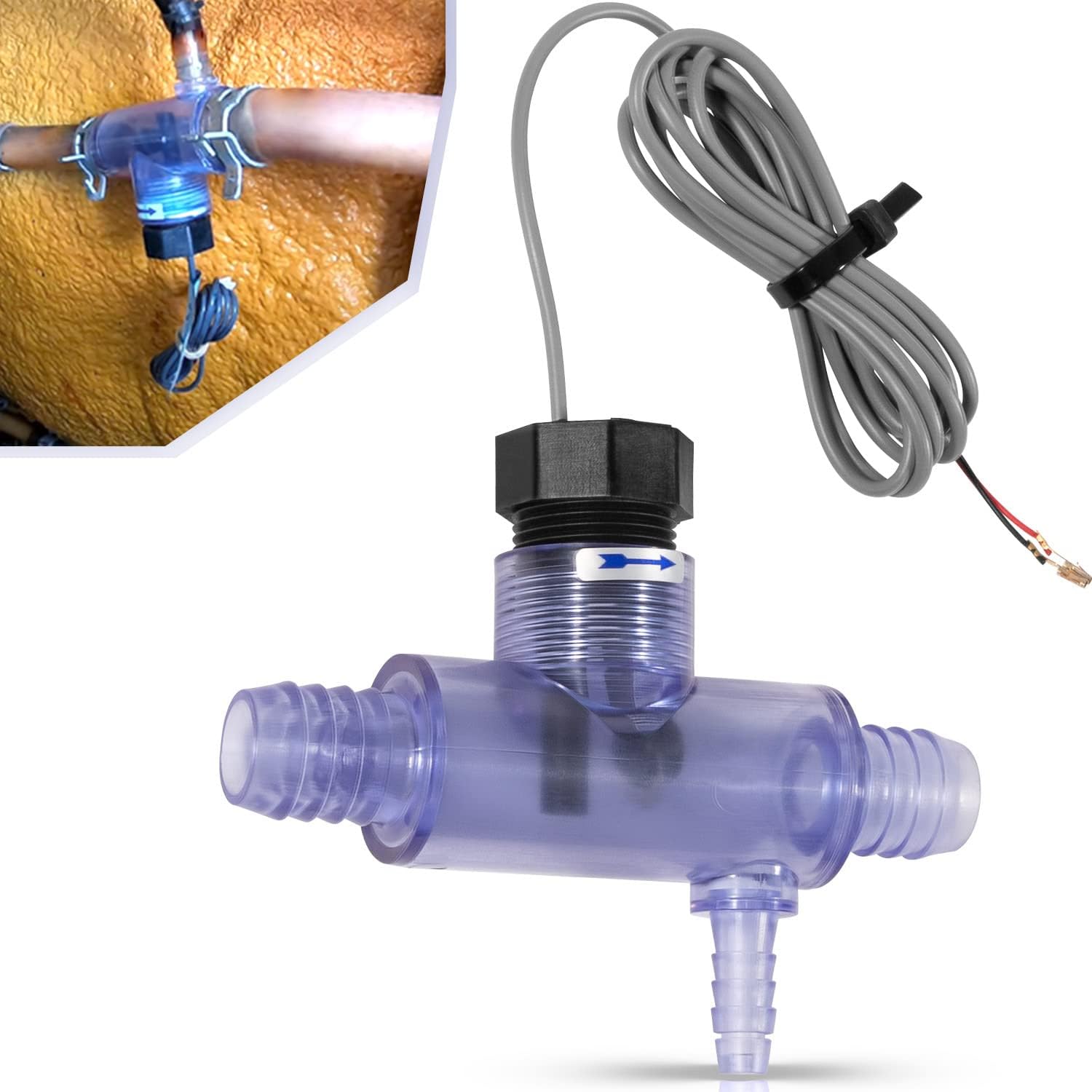 sixcow 6560860 Flow Switch for Sundancep Spas, Jacuzzi Spas, Hot Tub Flow Switch