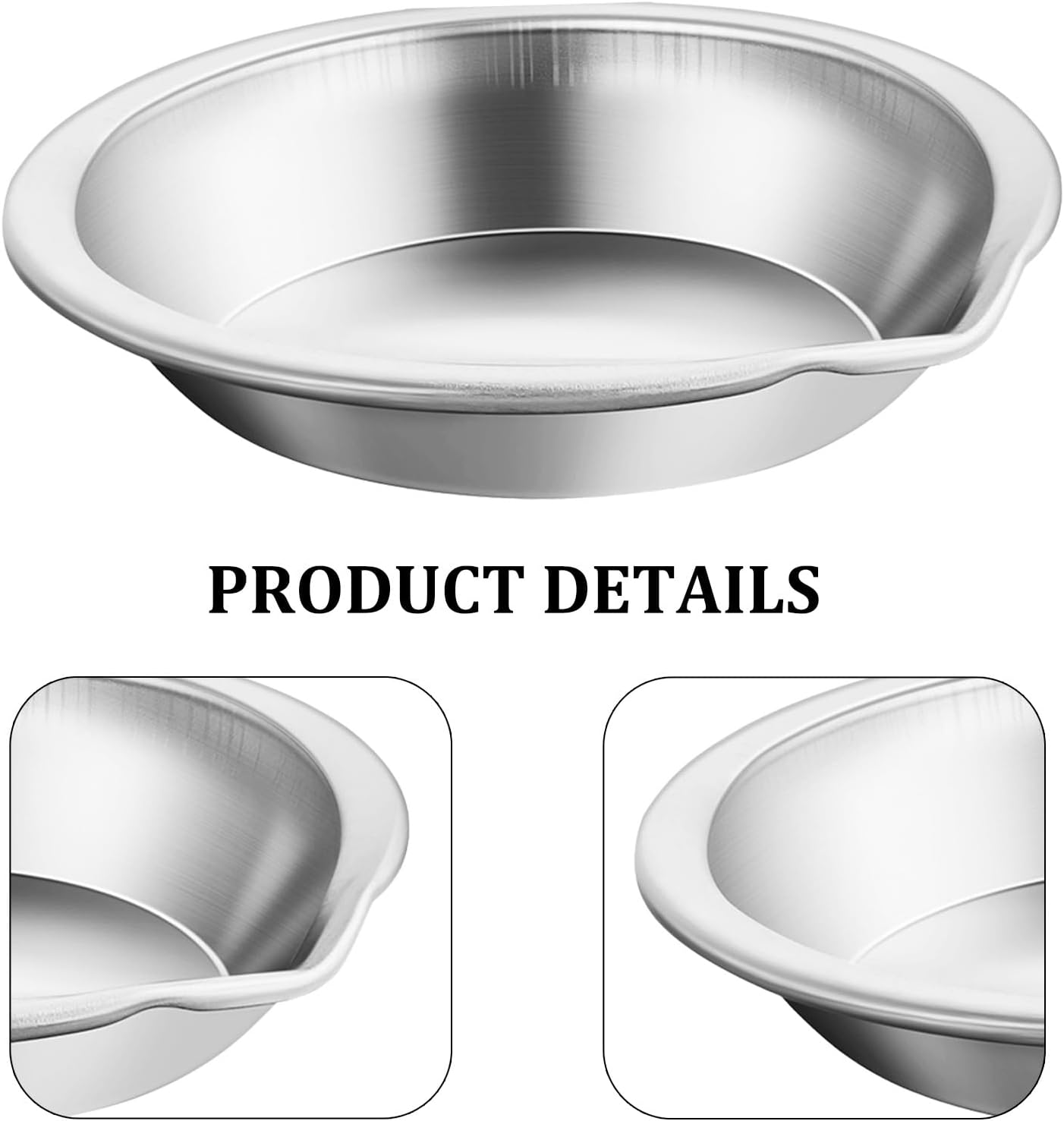 CORHAD 20pcs Paint Mixing Palette: Stainless Steel Painting Palette - Small Paint Dishes - Color Mixing Tray for Makeup, Nail Art, Airbrush, Artist Craft Projects